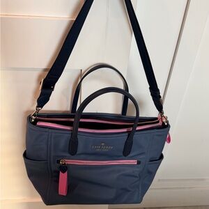 Kate Spade Blue and Pink Tote Bag only, see additional listing for the set